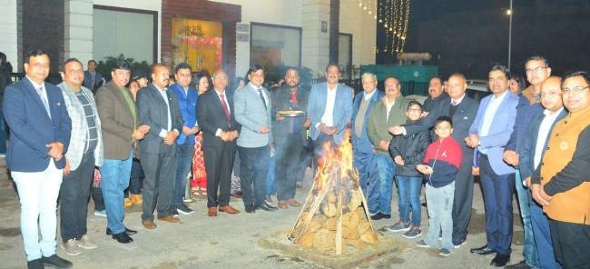 रोटरी क्लब रोयल मानसा ने मनाई लोहड़ी