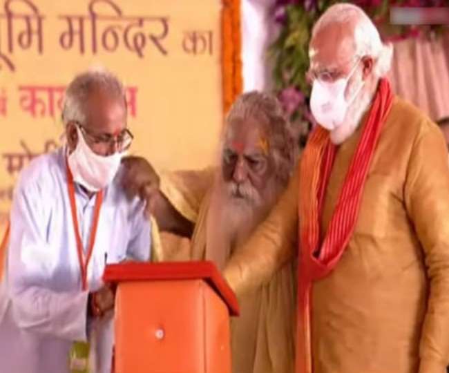 अयोध्या में भूमि पूजन से पहले नहीं हुई थी ट्रस्ट के अध्यक्ष महंत नृत्य गोपालदास की कोरोना जांच