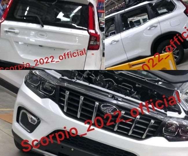 2022 महिंद्रा स्कॉर्पियो का प्रोडक्शन शुरू, मैन्युफैक्चरिंग प्लांट से लीक हुई एसयूवी की नई फोटो