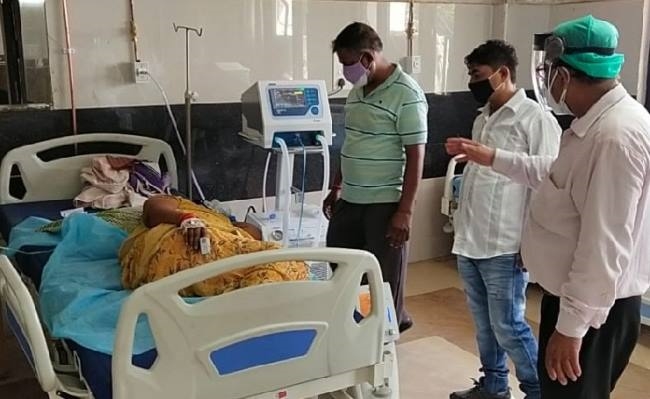 अस्पताल एक.. घट रही है कोविड अस्पताल में संक्रमित मरीजों की संख्या