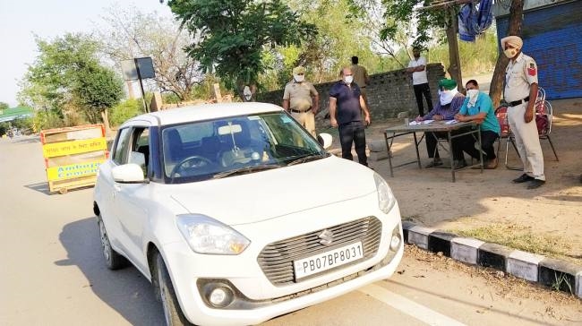 हिमाचल प्रदेश के बार्डर पर पंजाब के अंतरराज्य नाकों पर सख्ती बढ़ाई