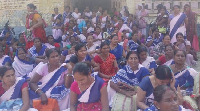 आशा कार्यकर्ताओं ने प्रशिक्षण का किया बहिष्कार
