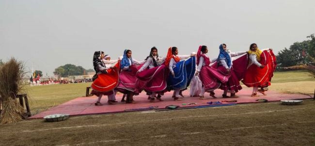 वार्षिक खेलकूद प्रतियोगिता में बच्चों ने दिखाई प्रतिभा