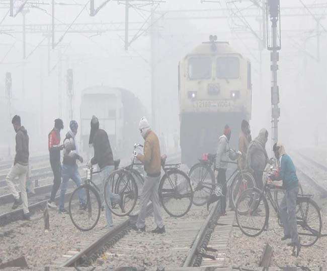 पश्चिमी विक्षोभ के बादलों के जाते ही माैसम का बदला रंग, धनबाद का तापमान धड़ाम, ट्रेन परिचालन प्रभावित