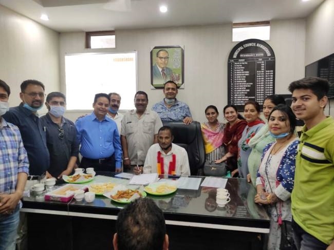 पिरथी चंद ने कौंसिल नवांशहर के एक्टिग प्रधान के तौर पर कार्यभार संभाला