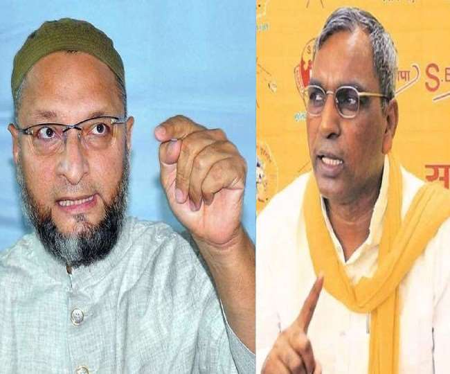 संकट में भागीदारी संकल्प मोर्चा, राजभर के भाजपा से गठबंधन के ऐलान के बाद ओवैसी ने स्पष्ट किया अपना रुख