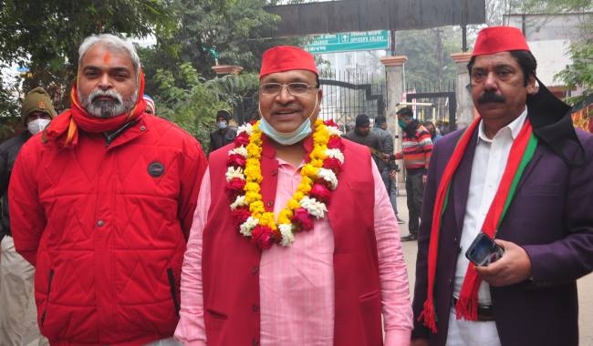 लक्ष्मीनारायण, तेजपाल, प्रदीप माथुर, योगेश नौहवार ने किए नामांकन