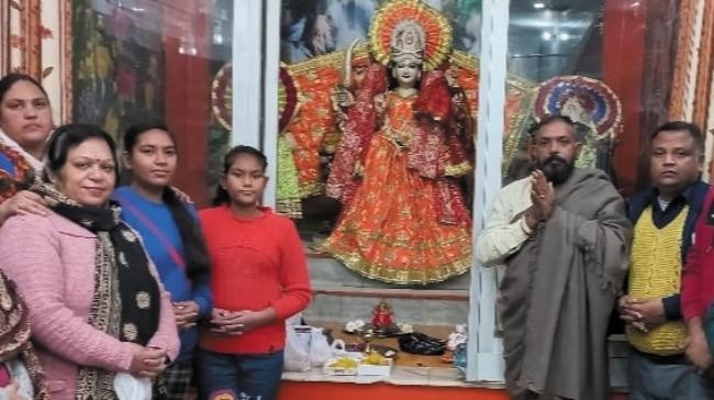 अनंतेश्वर महादेव शिव मंदिर में
किया नवदुर्गा का पूजन