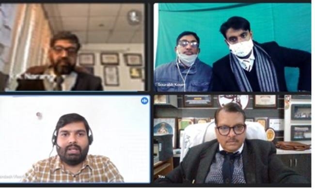आइएसएफ कालेज आफ फार्मेसी में
क्लीनिकल रिसर्च पर करवाया वेबिनार