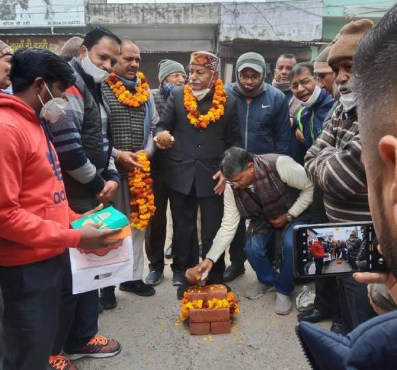 आजाद नगर की गलियों में अब नहीं होगा जलजमाव
