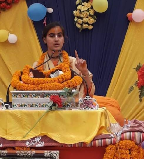 गोविद के पास आने से सभी जीवों को होता कल्याण : साध्वी निष्ठा