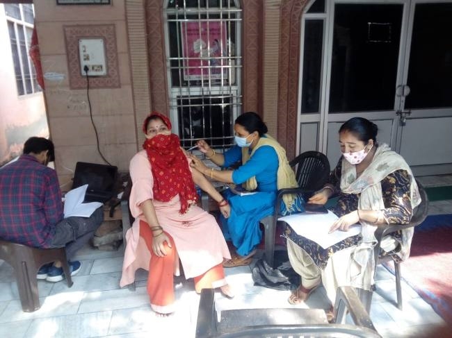 जिले के 13 गांवों में 100 फीसद लोगों को दी जा चुकी वैक्सीन की पहली डोज, मुसेअहली में 107 फीसद हुआ टीकाकरण