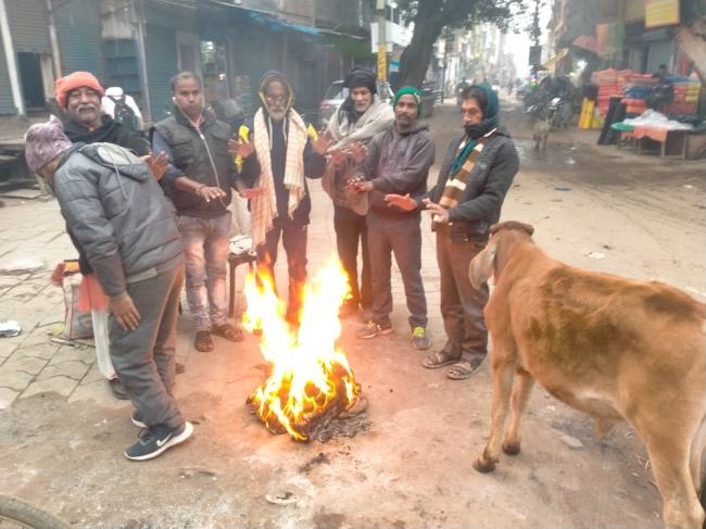 72 घंटे से कड़ाके की ठंड में जिला, छह डिग्री सेल्सियस से नीचे न्यूनतम तापमान