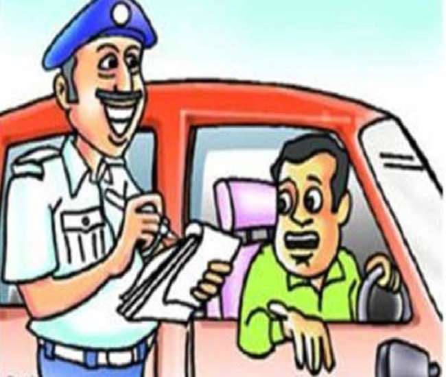अलीगढ़ में लाकडाउन में भी किया उल्लंघन, बिना मास्क के 24 का चालान Aligarh news