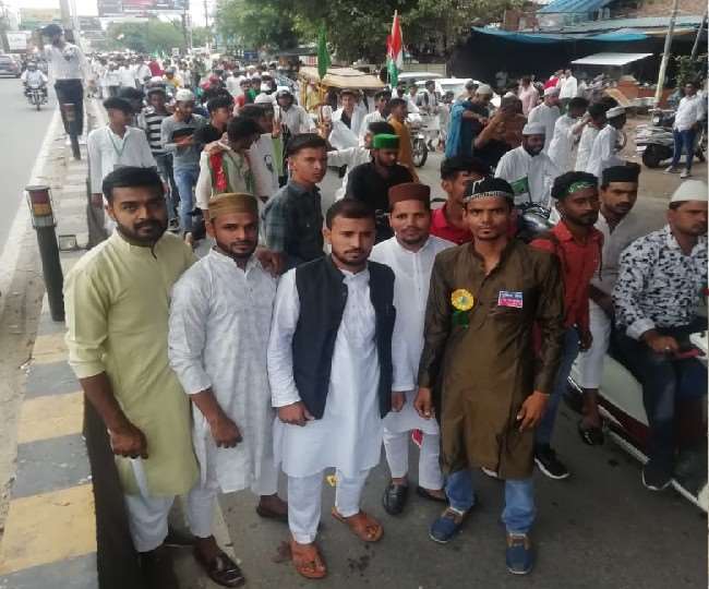 मुरादाबाद में शानो शौकत के साथ निकाला गया जुलूसे मुहम्मदी, हुजूर की आमद को लेकर पेश किया गया सलातो सलाम का नजराना