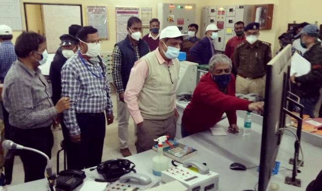 सीआरएस ने किया निरीक्षण, 110 की रफ्तार से दौड़ी ट्रेन