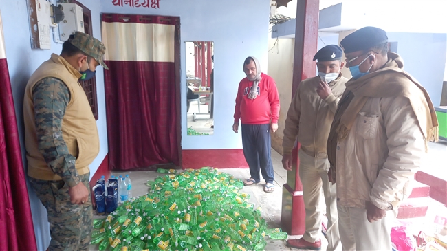 620 बोतल देसी व अंग्रेजी शराब बरामद, तस्कर फरार