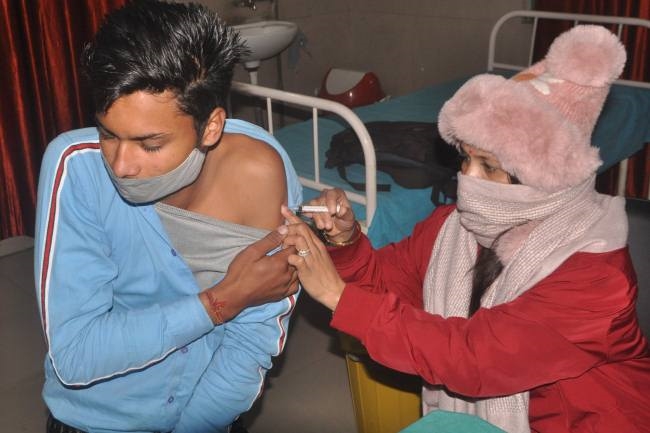 जिले में 17263 लोगों ने कराया टीकाकरण