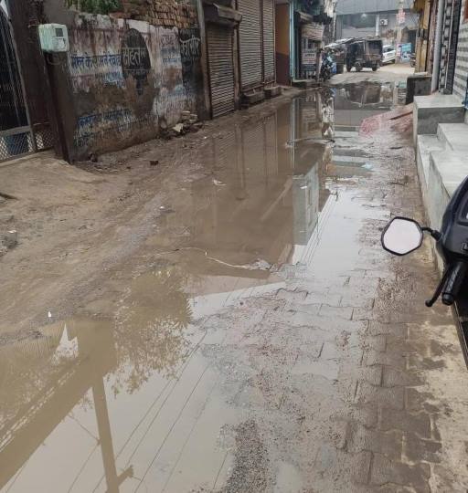 सीवर जाम की समस्या से परेशान साधुशाह नगरवासी