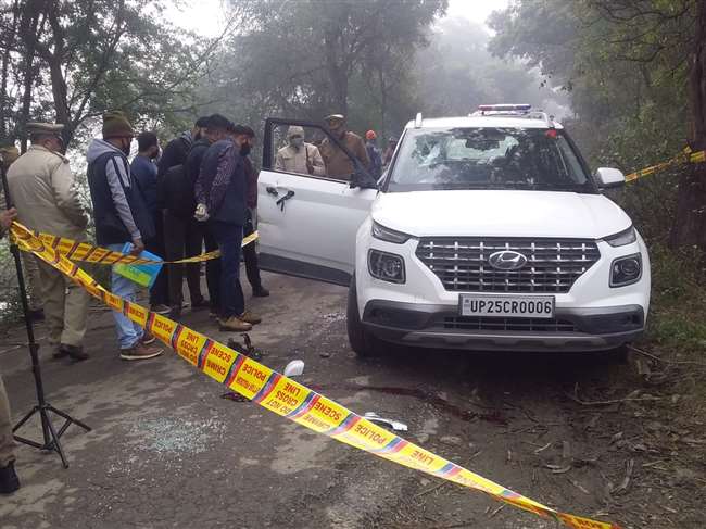 बरेली में उद्यमी की हत्या, हत्यारों ने हादसा दर्शाने के लिए कार में चार बार मारी टक्कर