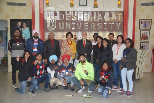 देश भगत यूनिवर्सिटी में बैडमिटन चैंपियनशिप करवाई