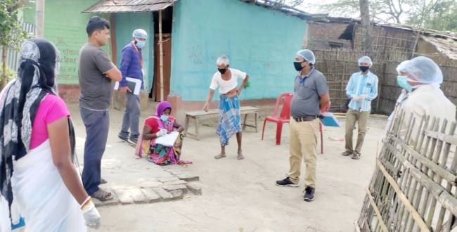 चिह्नित गांवों में किया जा रहा सर्वे