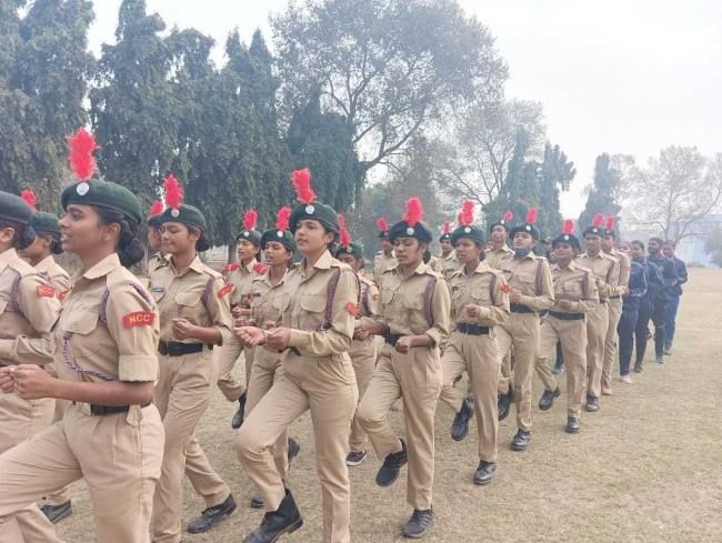 गणतंत्र दिवस पर गूंजेगी एनसीसी बालिका कैडेटों की आवाज