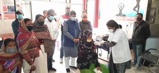 सदर विधायक ने रानीपतरा अतिरिक्त उपस्वास्थ्य केंद्र का किया निरीक्षण