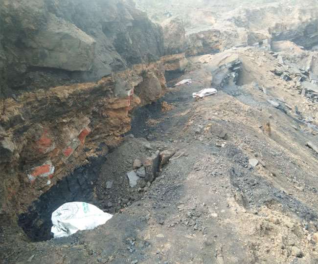 कांटापहाड़ी आउट सोर्सिंग पैच में मलवा में दबने से बच्ची जख्मी