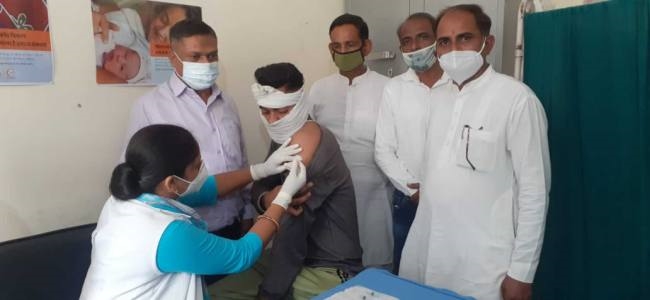 निसिग खंड में 4236 लोगों ने करवाया वैक्सीनेशन