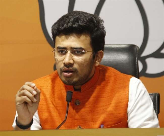 संसद में बाधा के लिए हमला कर भागने की रणनीति अपना रहा विपक्ष : तेजस्वी सूर्या
