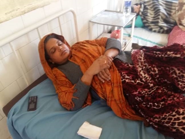 गाली-गलौज का विरोध करने पर पड़ोसी ने महिला को पीटा