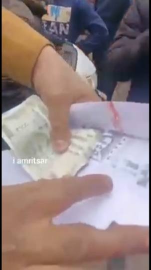 एएसआइ की जेब से रिश्वत के पैसे निकलने की वीडियो वायरल