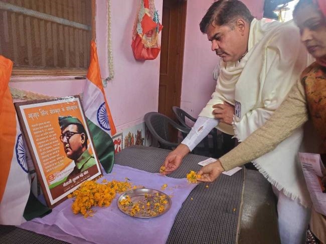 जय हिद बोस के नारों से गूंजा जींद, 403 जगहों पर मना पराक्रम दिवस