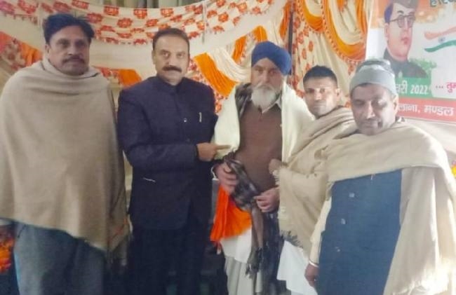 उपलाना में जयंती पर कार्यक्रम, नेताजी को किया गया नमन