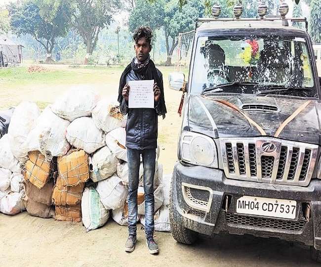 मधुबनी में भारत-नेपाल सीमा पर तीन हजार बोतल शराब जब्त, पुलिस गिरफ्त में तस्कर