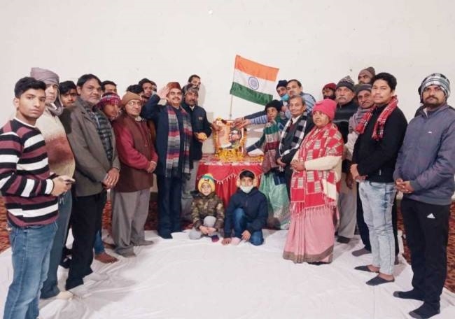 महाराणा प्रताप भवन में मनाई गई नेताजी की जयंती