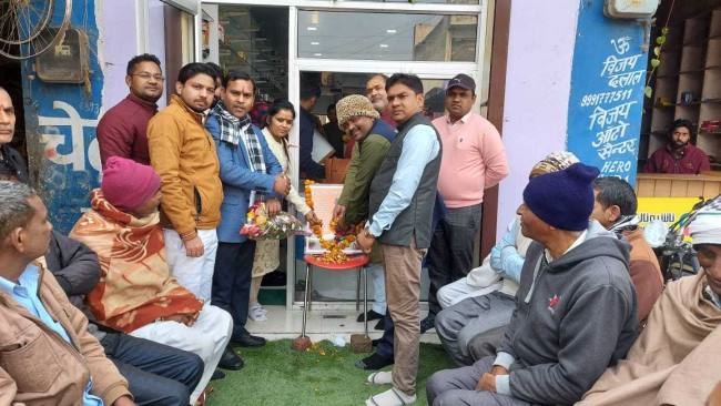 वार्ड 6 में ओबीसी मोर्चा ने मनाई नेताजी की जयंती