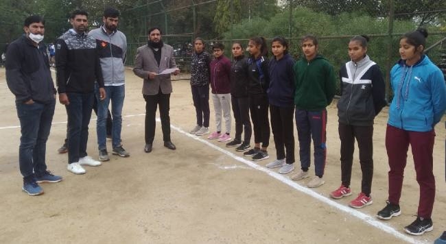 वालीबाल सीनियर स्टेट चैंपियनशिप के लिए हुए ट्रायल