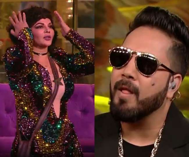 Bigg Boss 15: मीका सिंह ने सलमान खान के सामने किया राखी सावंत को 'KISS', एक्ट्रेस बोलीं- 'ओह माई गॉड'
