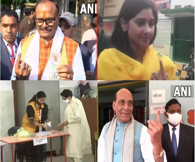 UP Election 2022 Voting: विधानसभा चुनाव के चौथे चरण की वोटिंग जारी, राजनाथ, मायावती सहित इन दिग्गजों ने किया मतदान