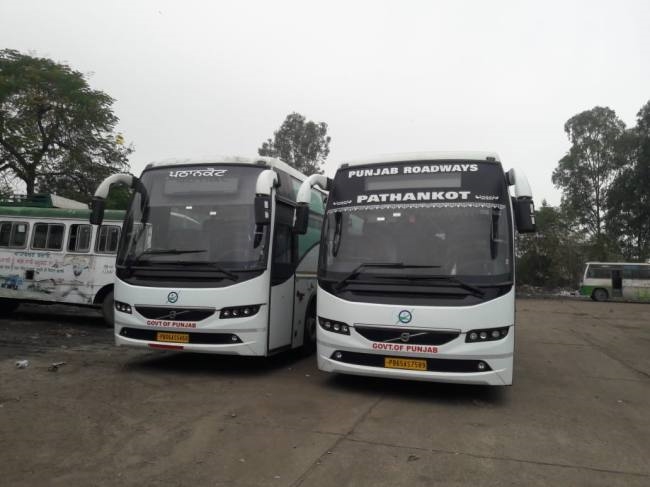 पठानकोट से दिल्ली के लिए दूसरी वोल्वो भी शुरू