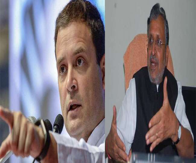 कांग्रेस नेता राहुल गांधी से बोले बिहार के पूर्व उपमुख्यमंत्री सुशील मोदी- दर्ज कराएं FIR, अदालत क्यों नहीं जाते?
