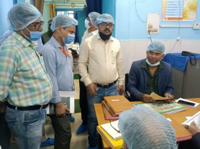 सदर अस्पताल में स्वास्थ्य सेवाओं का केंद्रीय टीम ने लिया जायजा