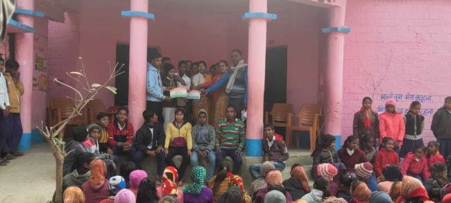 कन्या मध्य विद्यालय के छात्रों ने मनवाया प्रतिभा का लोहा