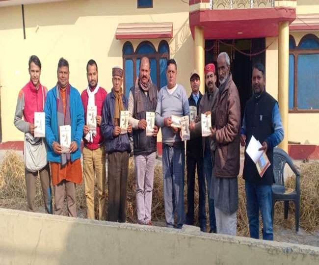 टोलियों ने घर घर जाकर एकत्र की श्री राम जन्मभूमि मंदिर निर्माण समर्पण निधि