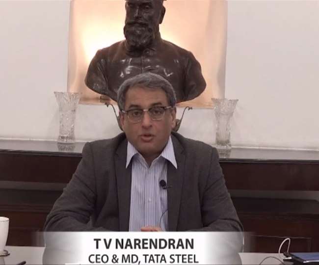 Tata steel के एमडी टीवी नरेंद्रन बोले, उत्पादकता बढ़ाने के लिए तकनीक का अहम योगदान
