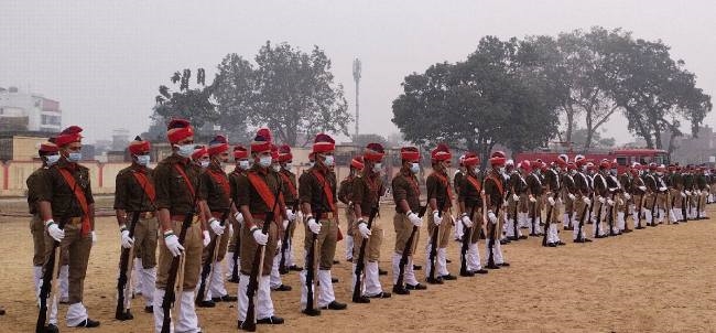 गणतंत्र दिवस की परेड को जवानों दिया फाइनल टच, दिखा उत्साह
