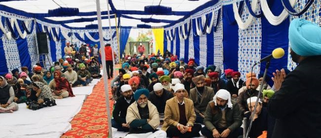 एक्सईएन कार्यालय में डाले श्री अखंड पाठ साहिब के भोग