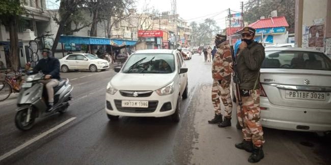 पैरा मिलिट्री फोर्स की चार कंपियोंने जिम्मे सुरक्षा